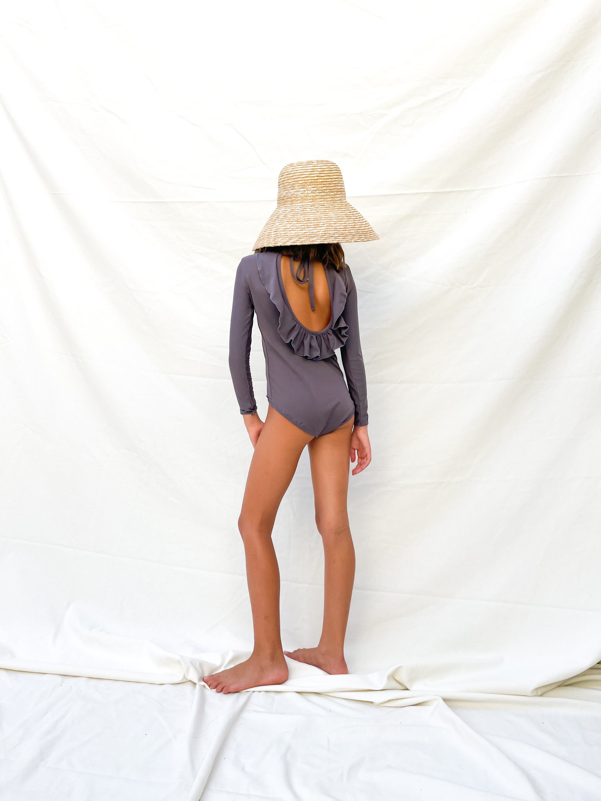 PALMA SWIMSUIT IN AUBERGINE